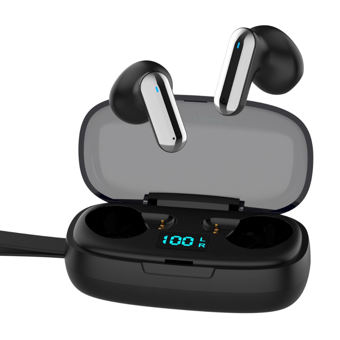 Wireless Bluetooth Earbuds In-Ear Sports Earphones Gaming Call Earbuds 5.3 Ultra-Long Battery Life True Wireless