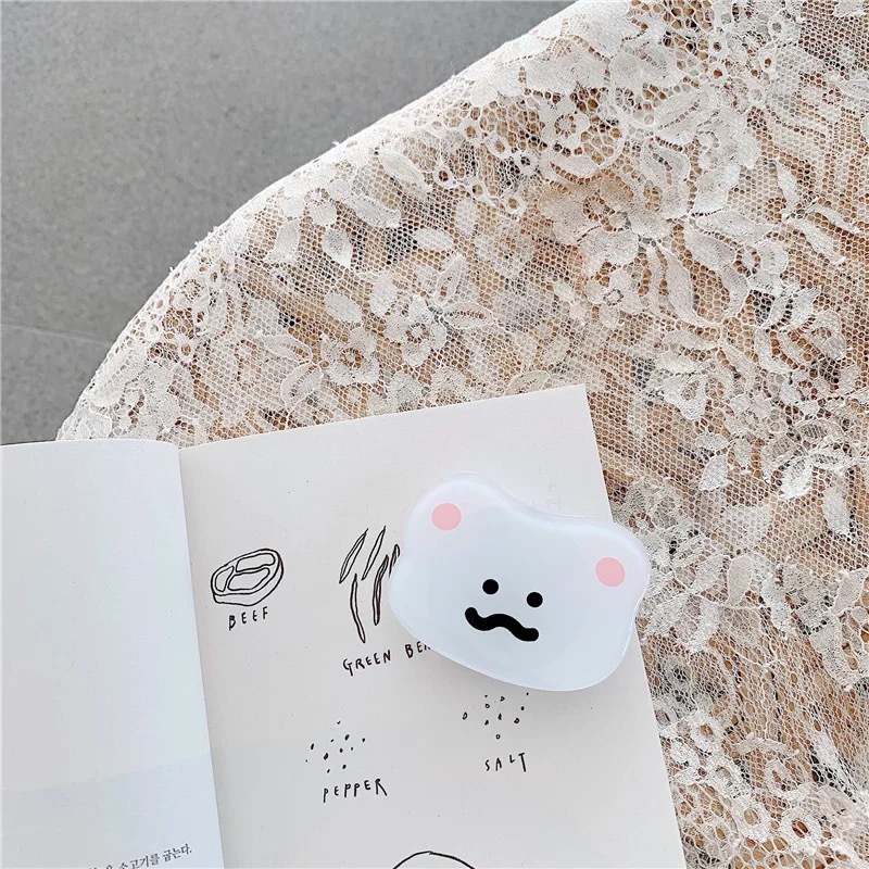 Cartoon Resin Airbag Stand Acrylic Telescopic Foldable Phone Portable Digital