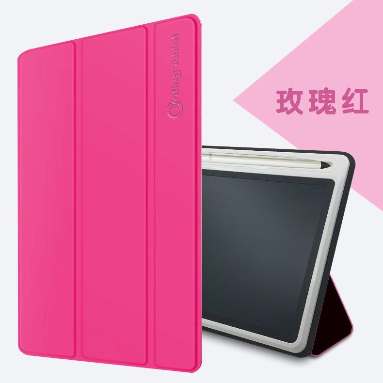 New Business Leather Case LCD Writing Pad Electronic Memo Notebook Enterprise Activity Gift Single LOGO Printing
