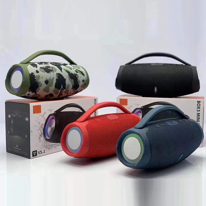 Music War God 3rd Gen Bluetooth Speaker Wireless Outdoor Portable LED Sound Boombox3 Gift