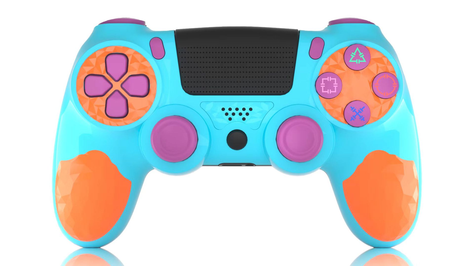 New private mold suitable for P4 wireless Bluetooth controller p4 wireless six-axis vibration game controller