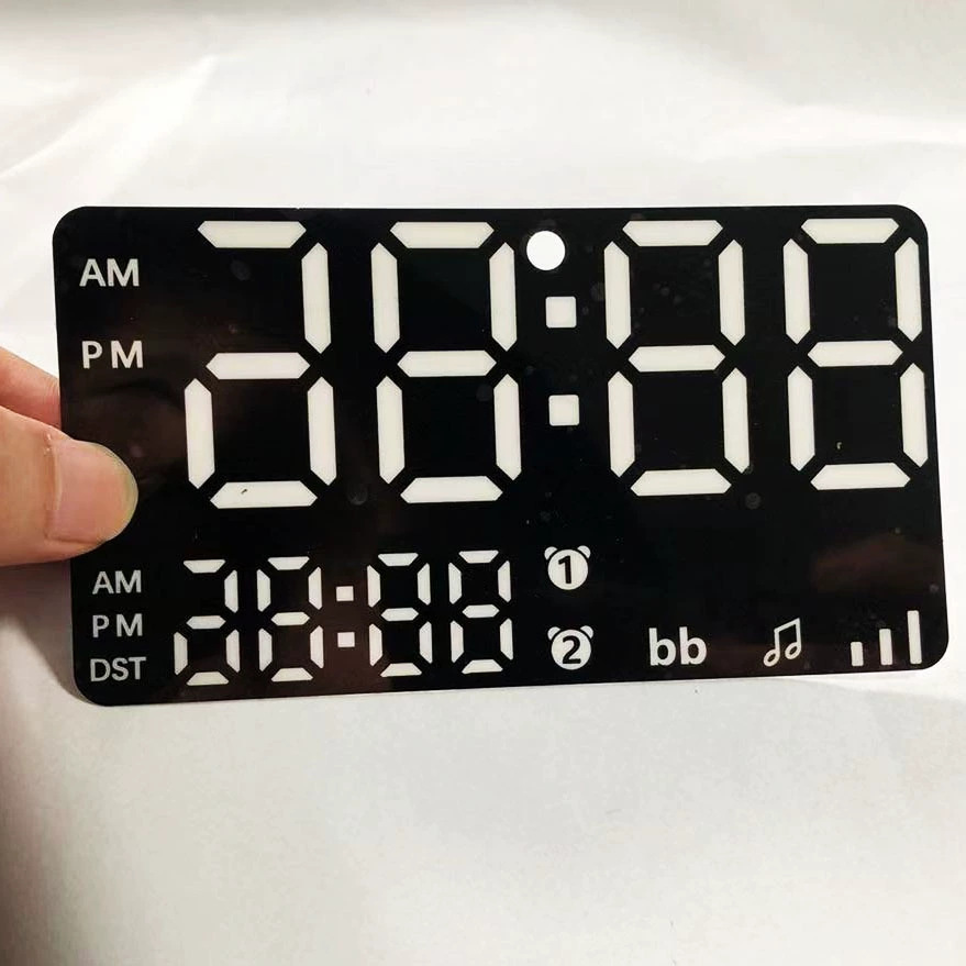 LCD high-brightness black background white character liquid crystal screen VA color touch segment code screen voltage percentage digital display