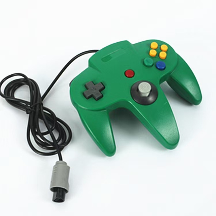 n64 game console controller N64 wired game controller colorful transparent