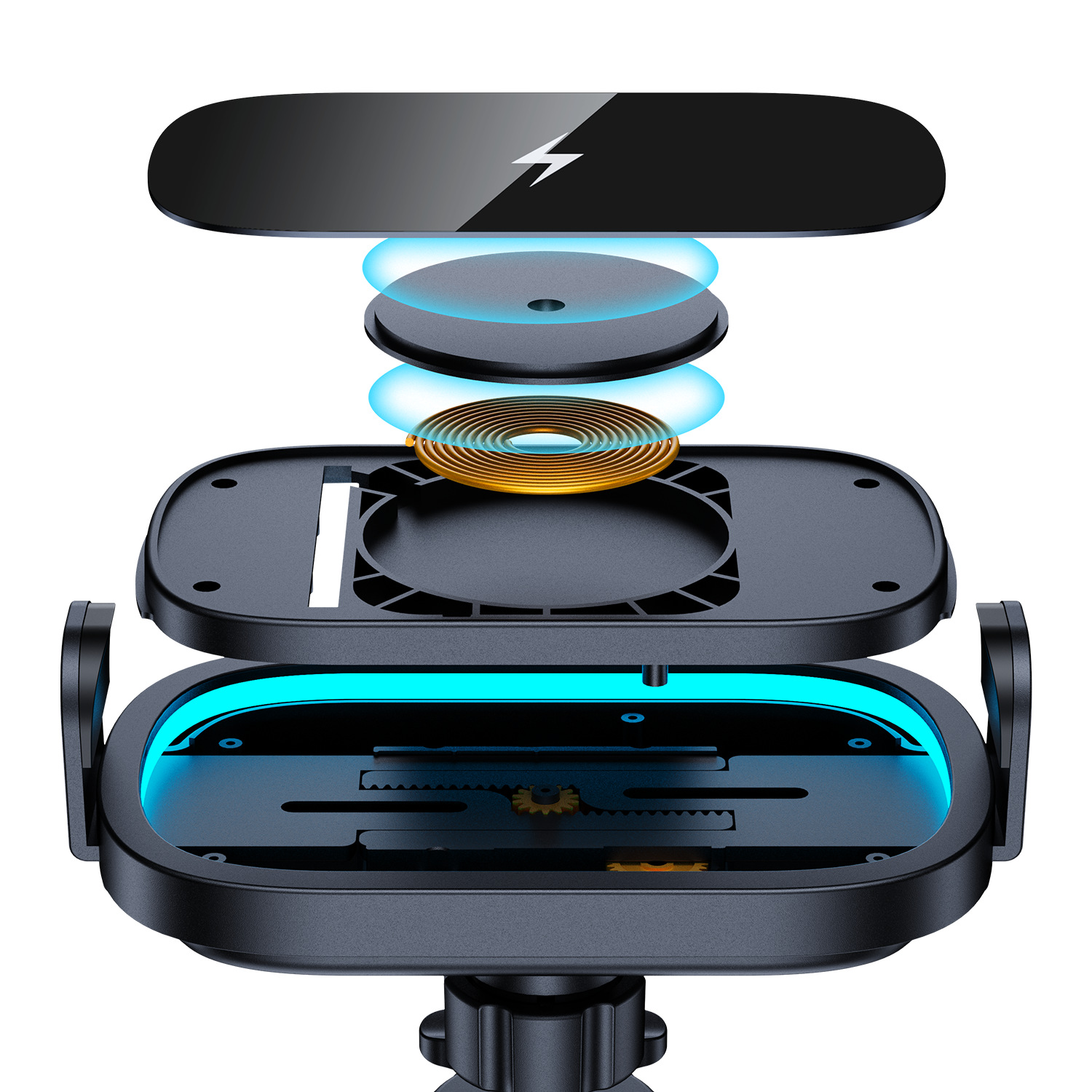 New Car Wireless Charger for Samsung Foldable Phone 15W Fast Wireless Charging