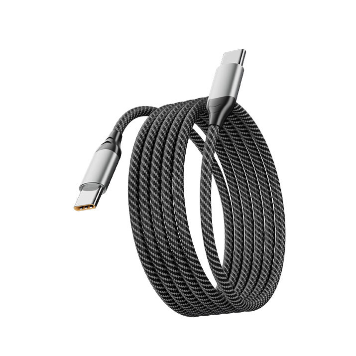 Type-C Braided Data Cable Charging Data Transmission 2-in-1 PD88W Fast Charging Cable