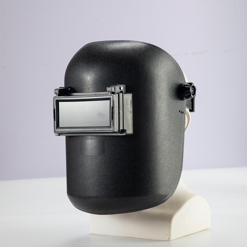 Head-mounted welding helmet argon arc welding safety protection welder face shield anti-impact face burning desktop welding face shield