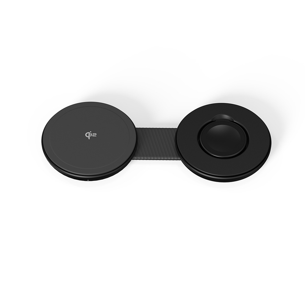 Foldable Qi2.2 certified three-in-one magnetic wireless charger 25W watch 5W foldable wireless charger stand