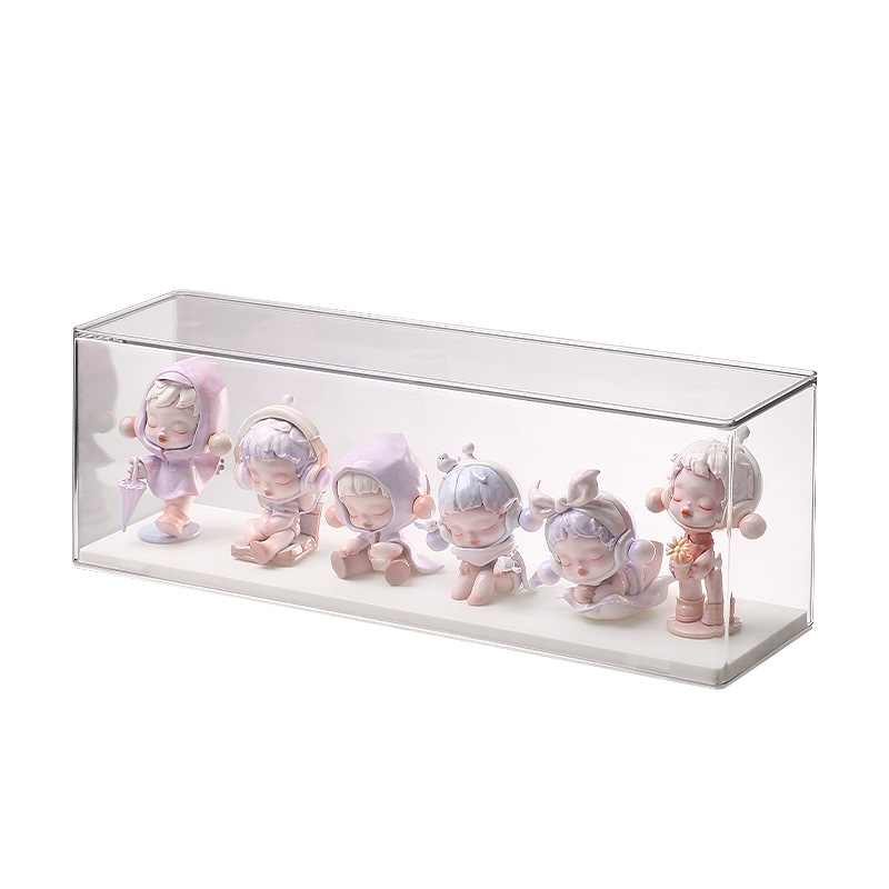 Blind Box Display Case Doll Figure Acrylic Display Stand Storage Cute Particle Dust-Proof Cabinet Hand Figure Storage Box
