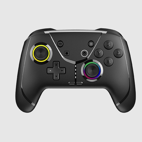 Glow Purple Switch Pro Controller Supports Android iOS PC Forced Motion Control Colorful Back Buttons Macro Recording Game Console