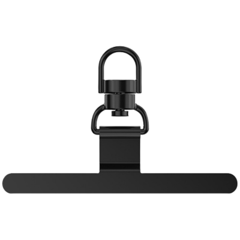 Phone Lanyard Pad Metal Rhinestone Round Buckle Rotating Phone Chain Clip Thin Not Bulging Case Not Affecting Charging