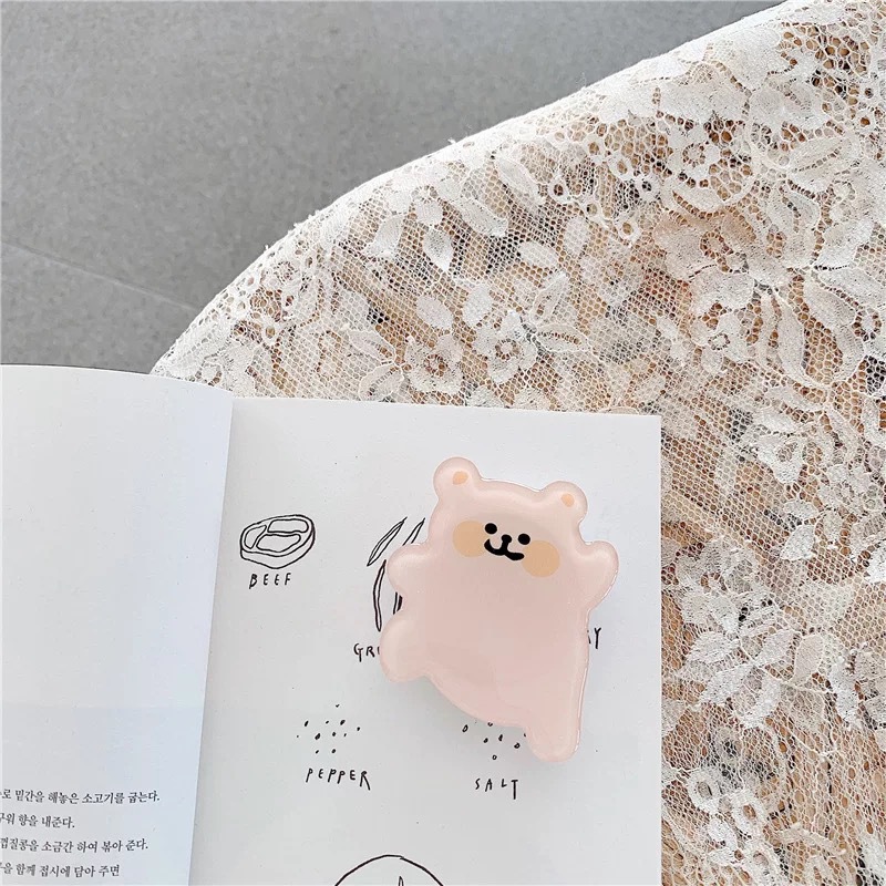 Cartoon Resin Airbag Stand Acrylic Telescopic Foldable Phone Portable Digital