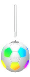 Football Bluetooth Speaker World Cup Gift Outdoor Mini Portable Phone Connection RGB Light Small Magnetic