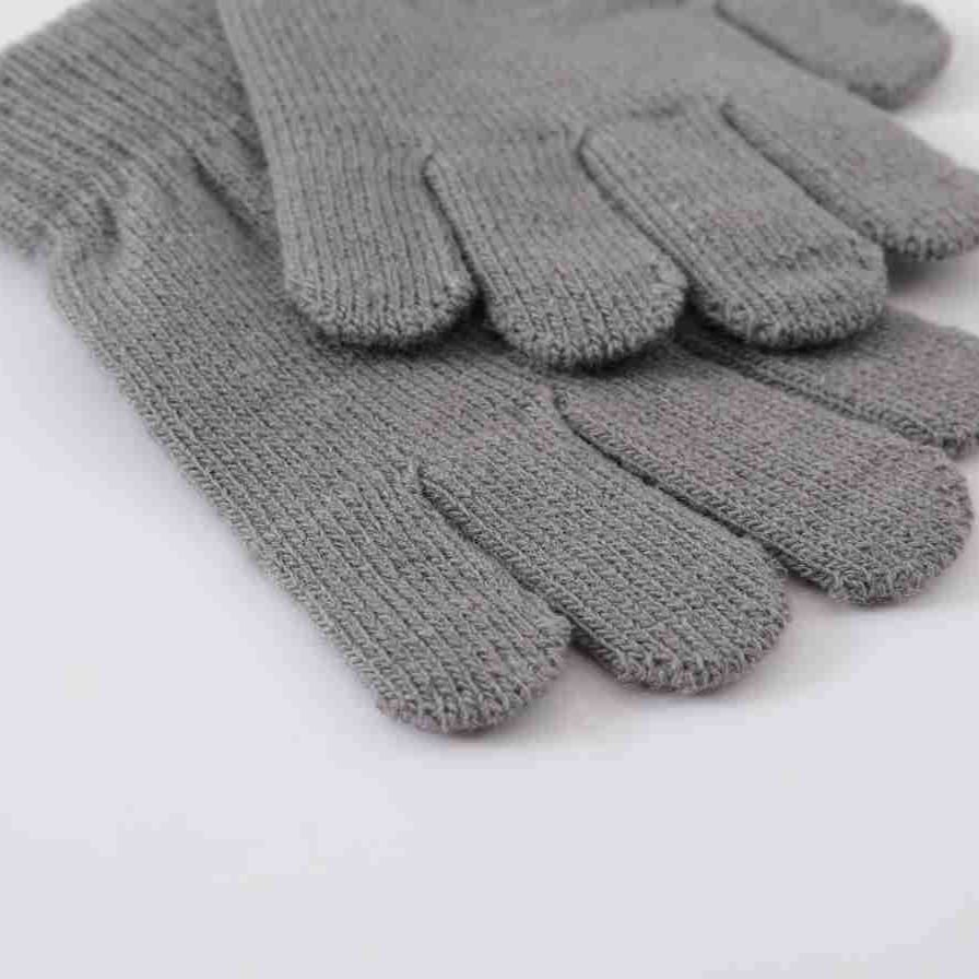 New Winter Knitted Children's Warm Gloves Macaron Warm Windproof Gloves Anti-Freeze Split-Finger Gloves