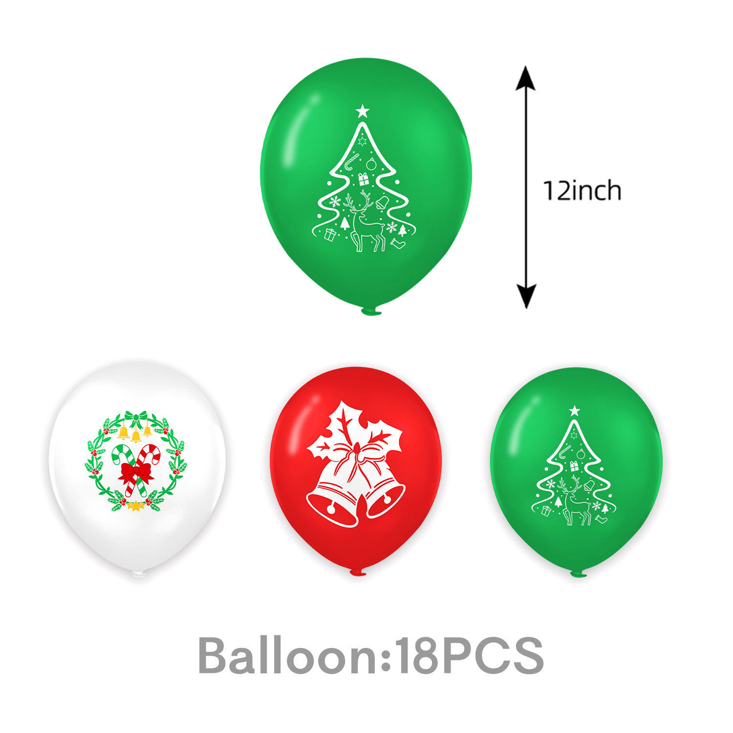 New Red Green Christmas Theme Holiday Party Tableware Paper Plate Napkin Tablecloth Bunting Flag Cake Decoration