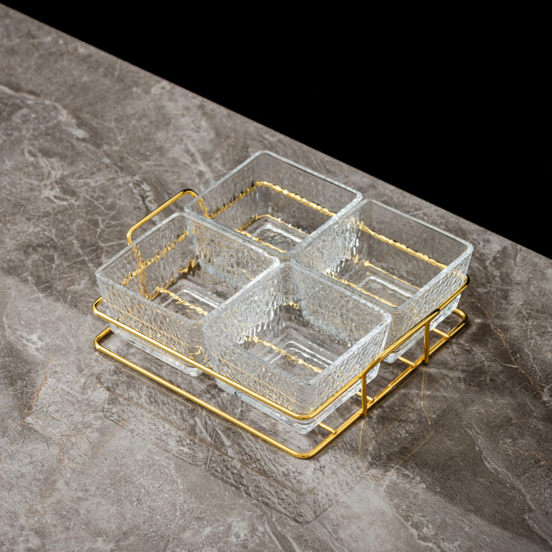 Nordic acrylic fruit tray, bar, KTV, foot bath, hairdressing, commercial display plate, snack dish, compartment tray, storage box
