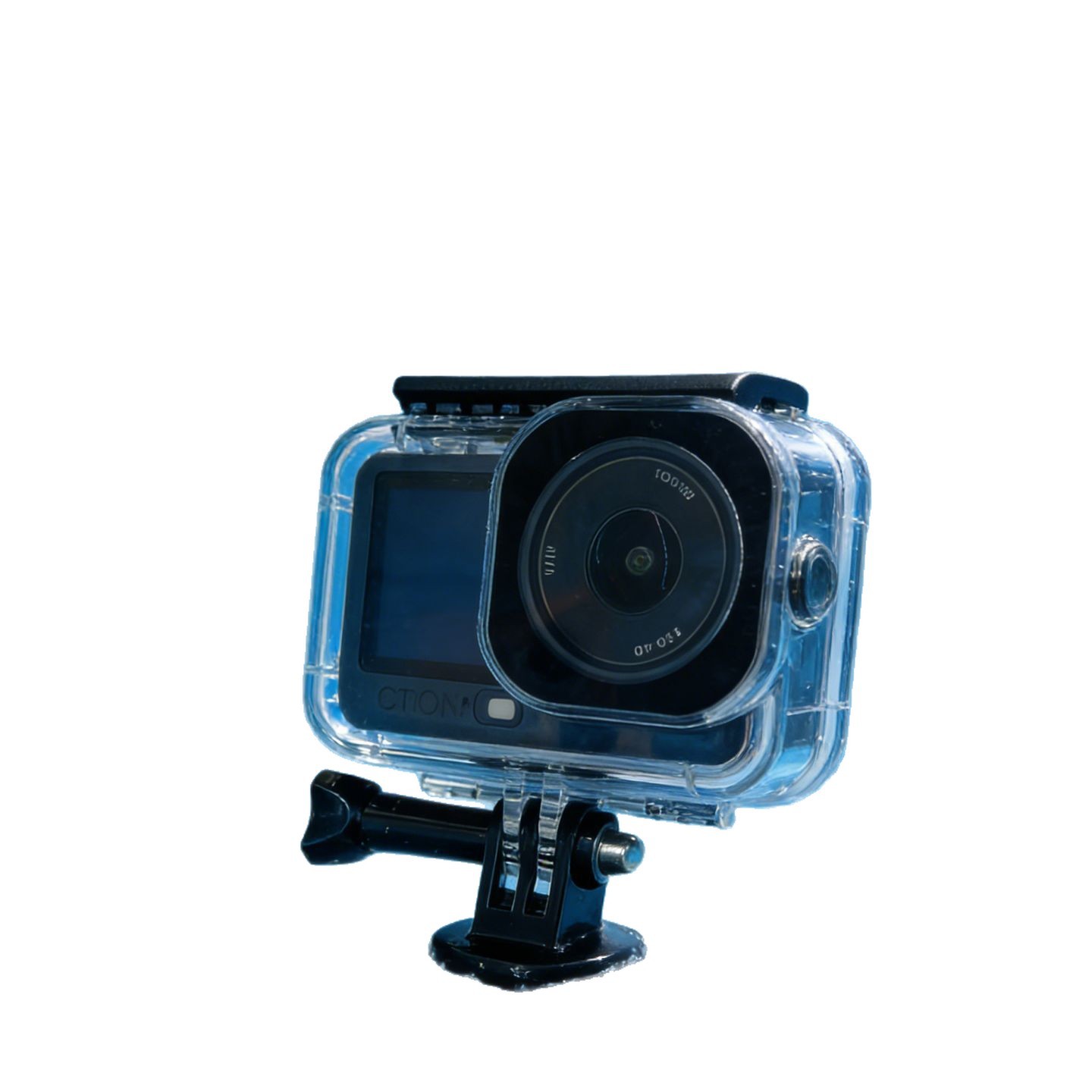 For DJI Action6 Waterproof Case 70M Waterproof Sports Camera Diving Housing Outdoor Deep Diving Anti-Fall Diving