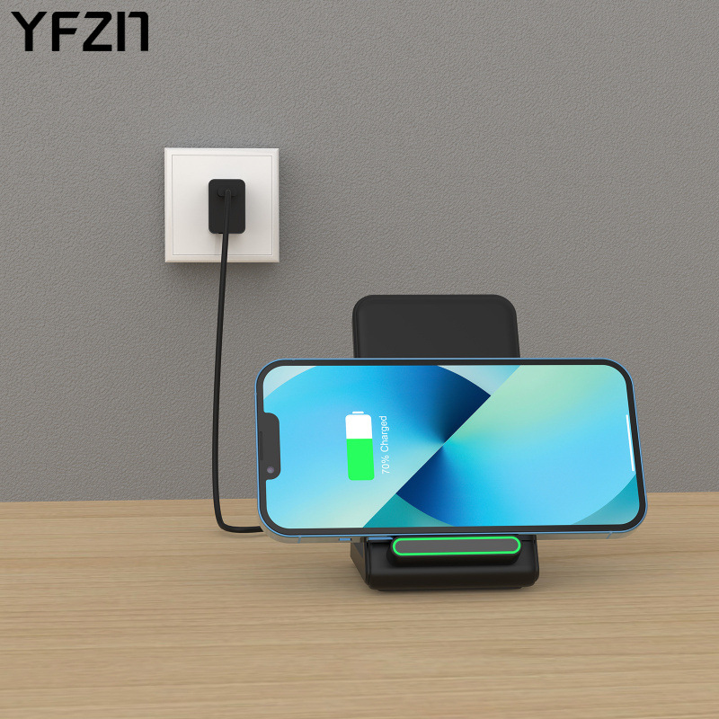 15W fast wireless charging stand compatible with Apple Samsung Huawei Google phones charger 15W fast charging