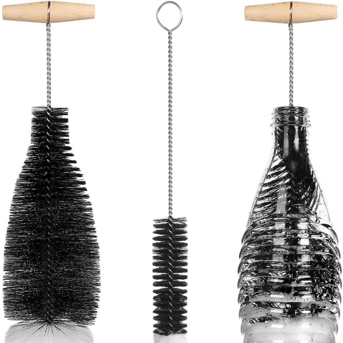 Wholesale multifunctional cleaning brush, brush for bottles, sterilizing brush, dish brush, non-rust