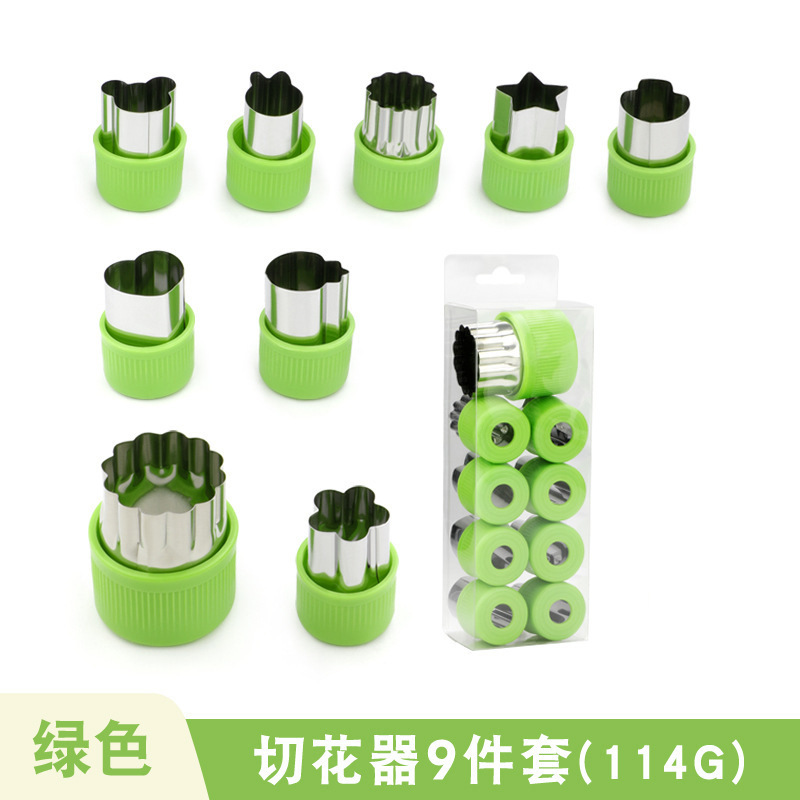 Stainless Steel Cookie Press Mold Vegetable Fruit Press Mold Baby Food Butterfly Noodle Mold Fruit Vegetable Cutter Mold