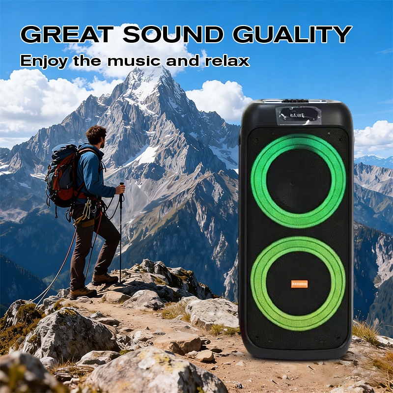 8.5-inch PARTYBOX720 Bluetooth Speaker Outdoor Square Dance Bass Trolley Speaker