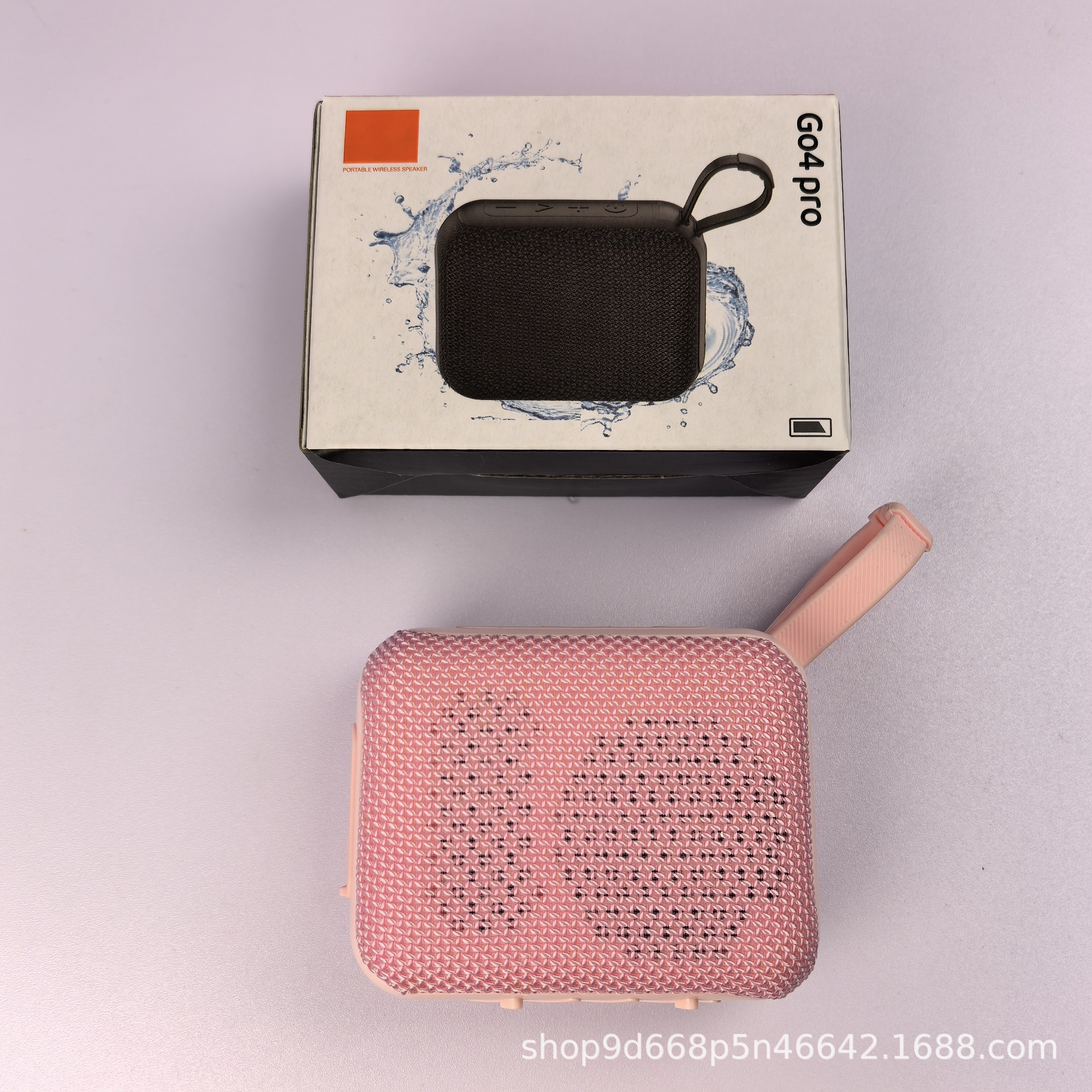 New GO4pro Wireless Bluetooth Speaker Gold Brick High Sound Quality Card Slot Portable Mini Sports Speaker Portable