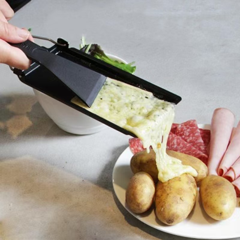 New outdoor camping portable cheese small baking pan coffee pot cream heating pan cheese mini small baking pan