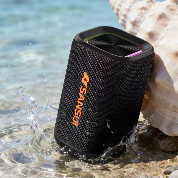 Shanshui U8 Outdoor Portable Dustproof Bluetooth Speaker Plug-in Speaker Color Light Subwoofer New
