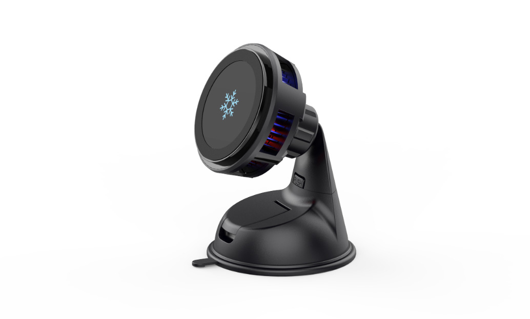 AI Cooling Semiconductor Ice Cold Heat Dissipation 15W Car Magnetic Wireless Phone Charger Performance Surpasses QI2.0