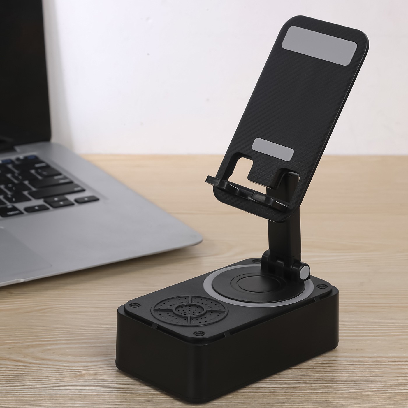 Lazy Person Smartphone Stand Desktop Bluetooth Speaker Three-in-One Folding Live Streaming Tablet Stand