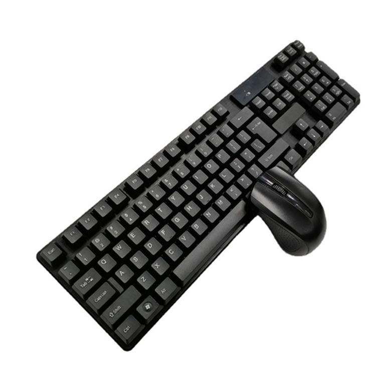 TJ-808 Neutral 2.4G Wireless Keyboard Mouse Set Can Be Silk Screen Language Russian Arabic Spanish