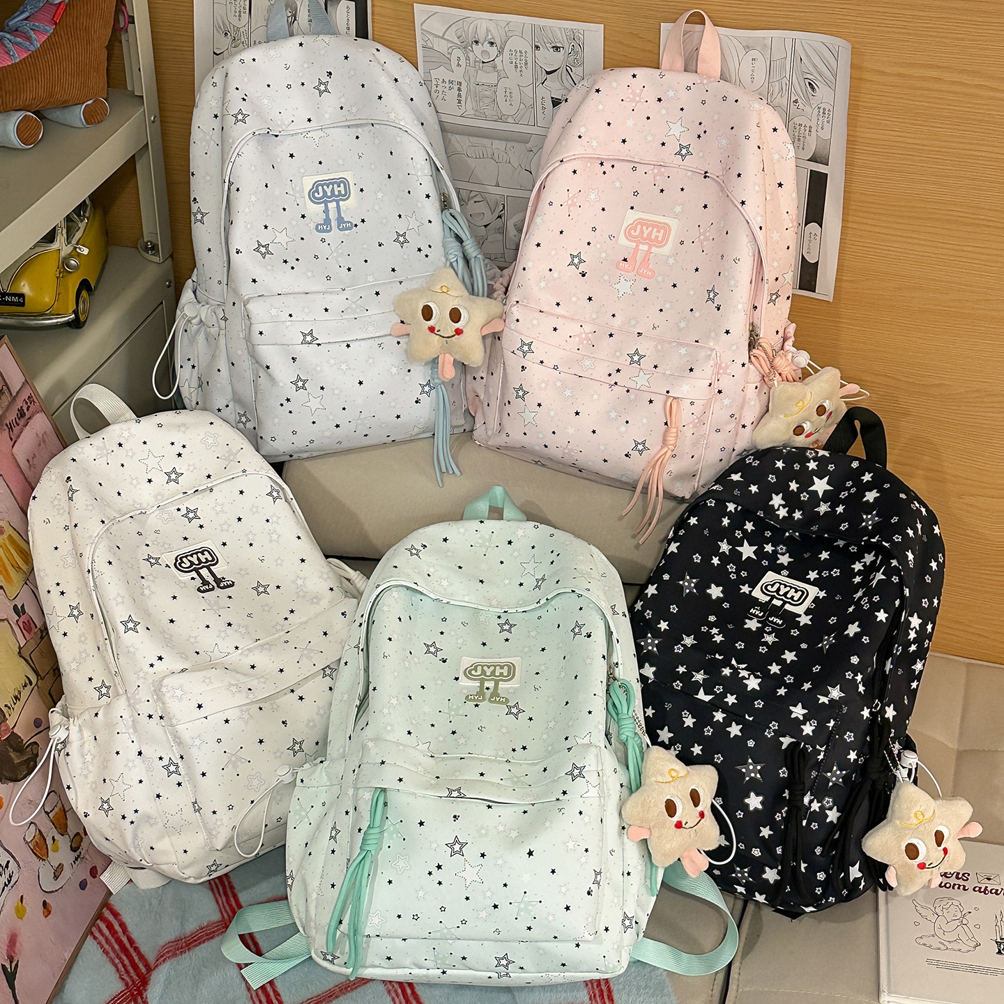 2026 New Small Fresh Girl Backpack Casual Junior High School Student Backpack Travel Backpack