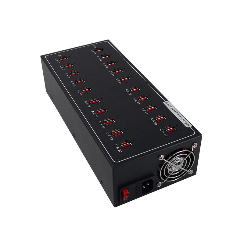 A+C 65W Multi-Port USB Charger 10/20/30 Port Multi-Hole PD TYPE-C 45W 30W High Power