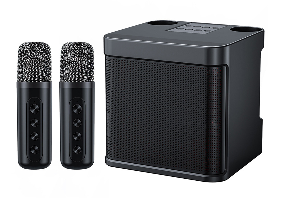 Premium Wireless Bluetooth Outdoor KTV Home Entertainment Good Sound Quality Voice Changer KTV Speaker