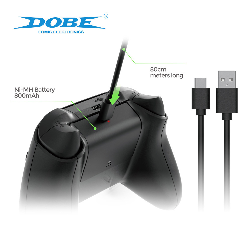 Xbox Series X/S wireless handle rechargeable battery XSX handle battery pack 800mAh + charging cable