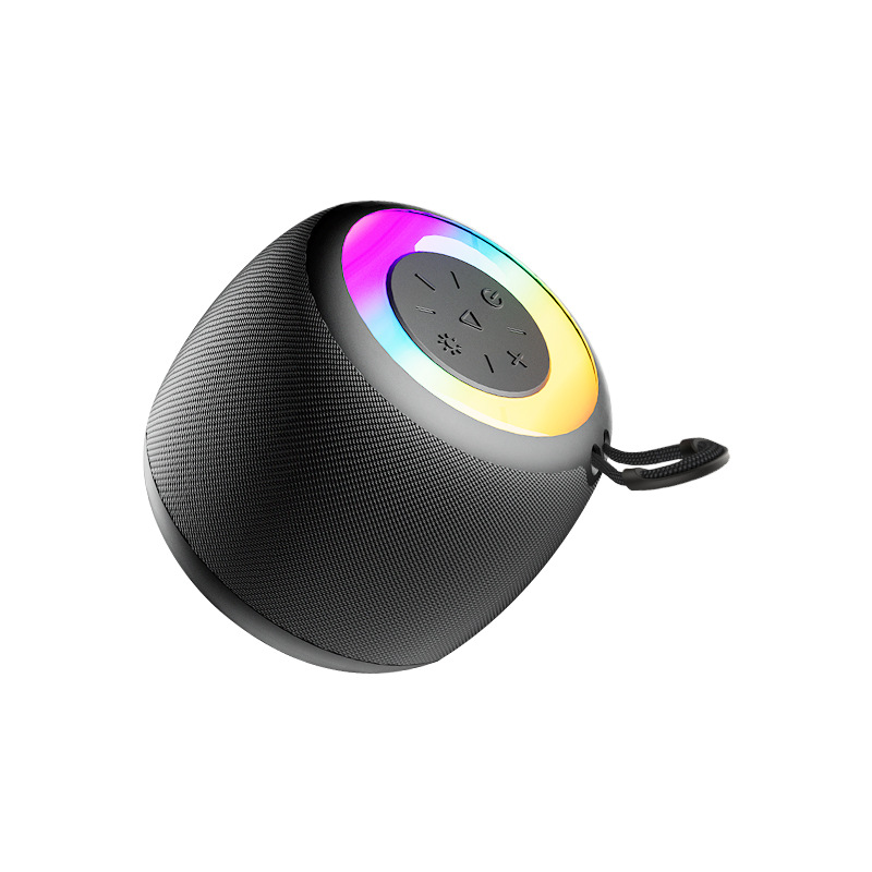 Wireless Bluetooth speaker outdoor portable speaker mobile phone computer heavy bass car small steel cannon colorful speaker