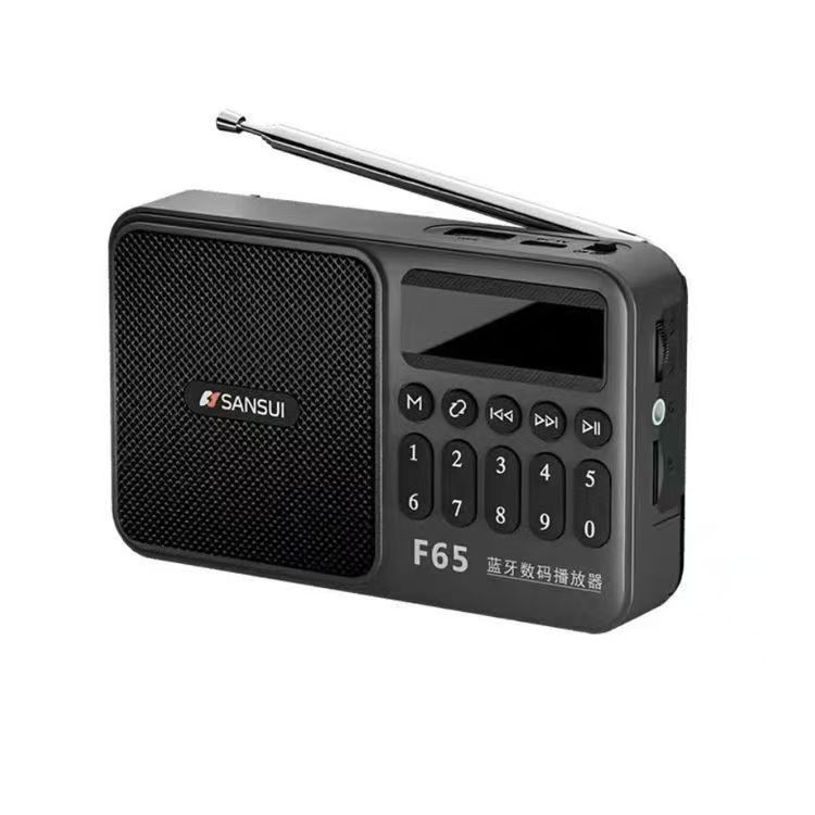 Shanshui F65 Plug-in Bluetooth Radio TF Card U Disk Radio for Elderly Portable Player