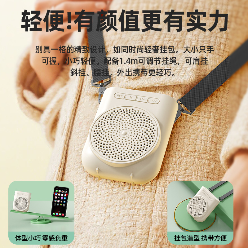 H5 Little Bee Amplifier Teacher Special Wireless Headset Microphone for Teaching Tour Guide