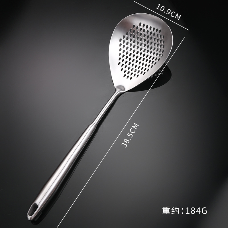 201 stainless steel slotted spoon household kitchen frying colander large deep noodle strainer dumpling strainer pepper strainer