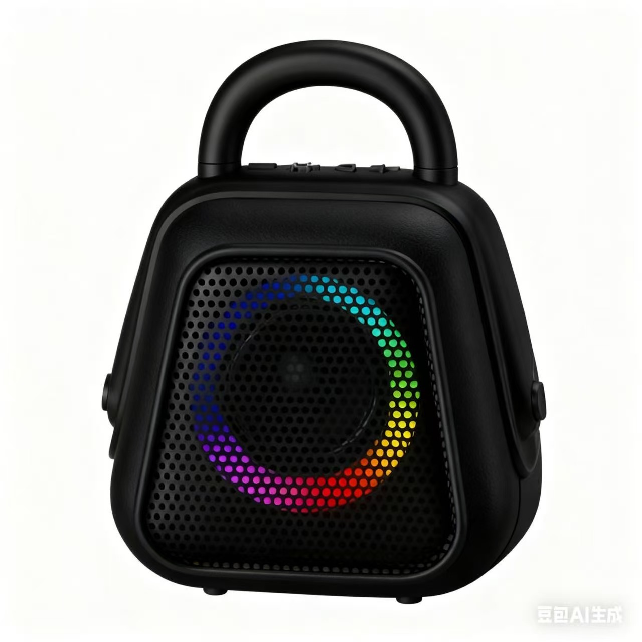 JK-P31 outdoor Bluetooth speaker plug card U disk radio FM colorful LED light portable wireless speaker