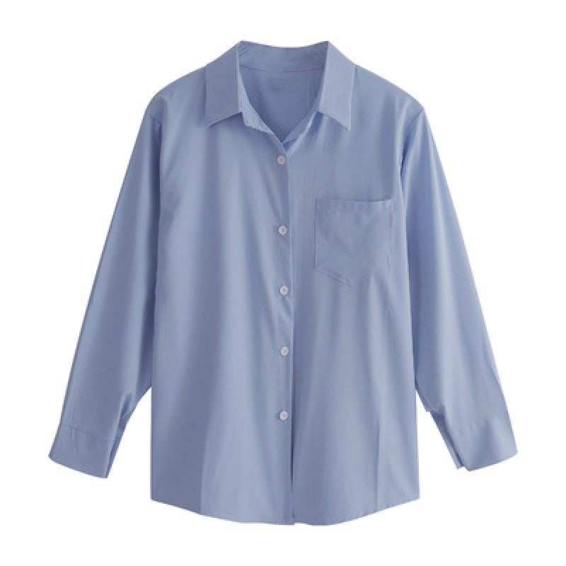 2023 New Sun Protection Silky Draping Sun Protection Long Sleeve Loose Shirt