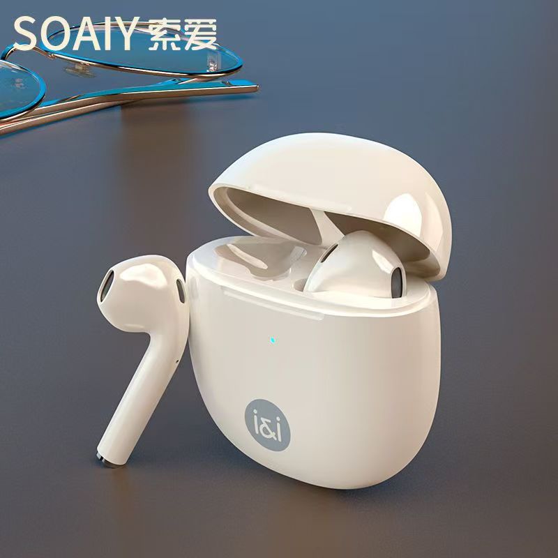 Soai SR10 Bluetooth Earphones New Listening Sports Wireless Ultra-long Battery Life Special Official Female Semi-in-ear