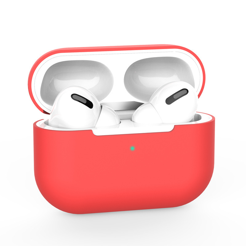 Suitable for Apple Headphone Protective Case AirPods Pro Silicone Headphone Case Wireless Bluetooth Headphone Protective Cover