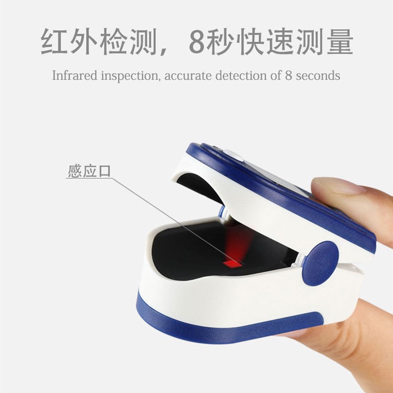 LK87 Blood Oxygen Monitor Oximeter Finger Clip Pulse Oxygen Saturation Monitor Portable