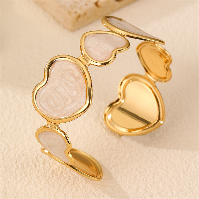 Street Snap Wide Irregular Bracelet Women's Open Hand Accessory