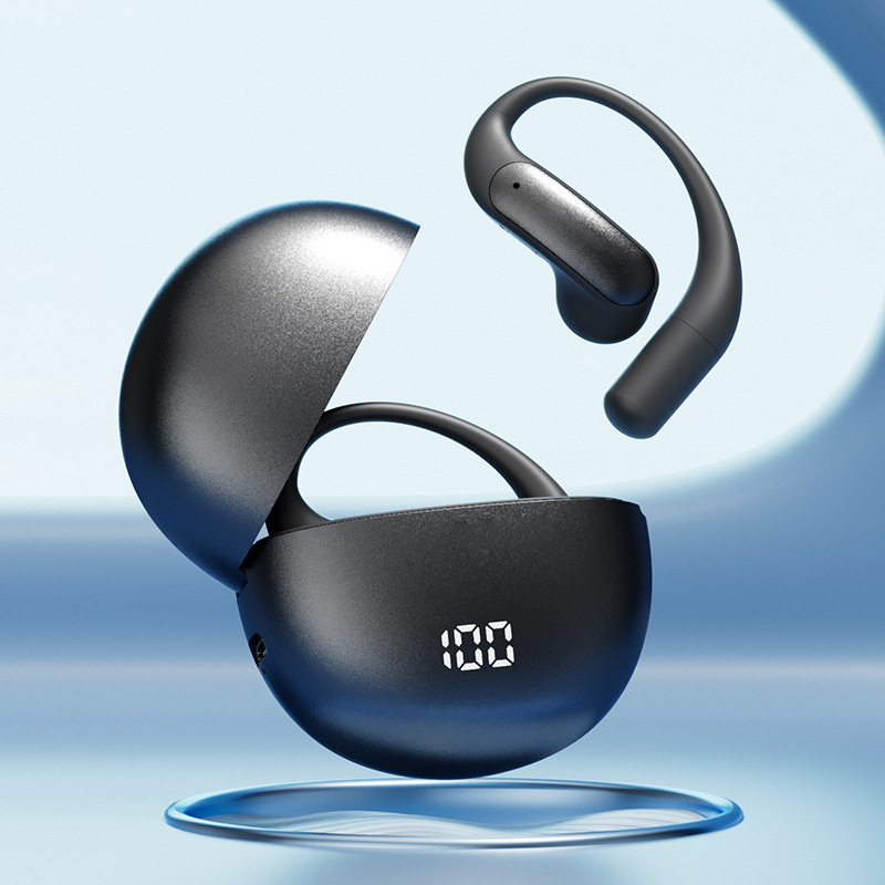 AI Intelligent Translation Wireless Bluetooth Earphone Long Battery Life Sports Ear Hook Bluetooth Earphone
