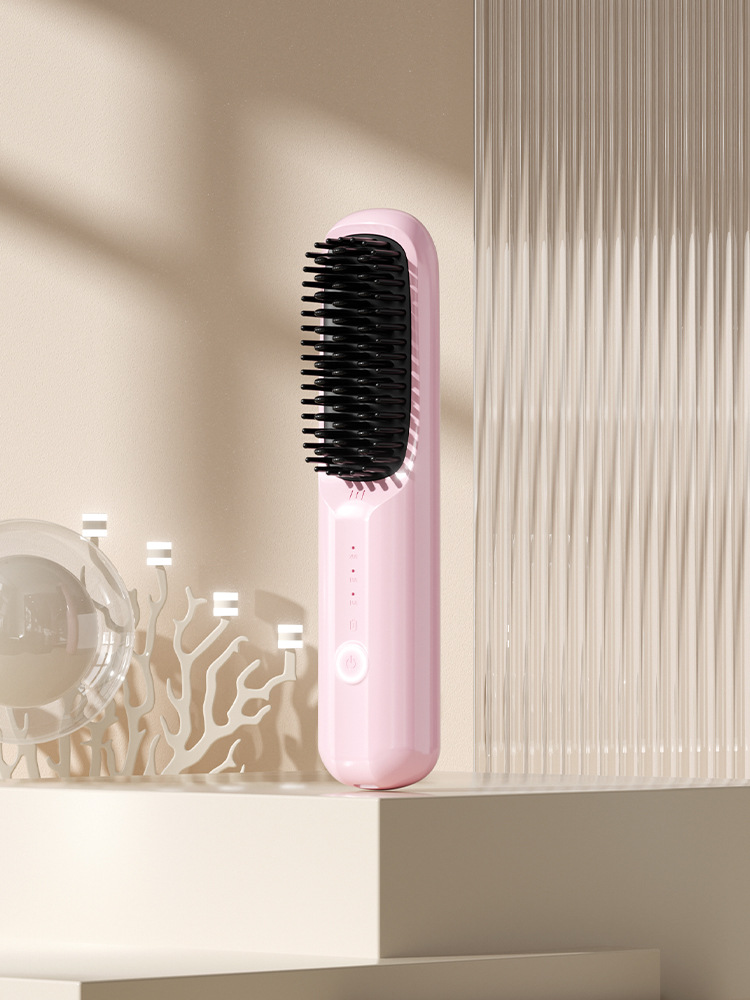 New straightening comb wireless straightening comb negative ion straightening comb wireless straightening and curling portable straightening and curling comb