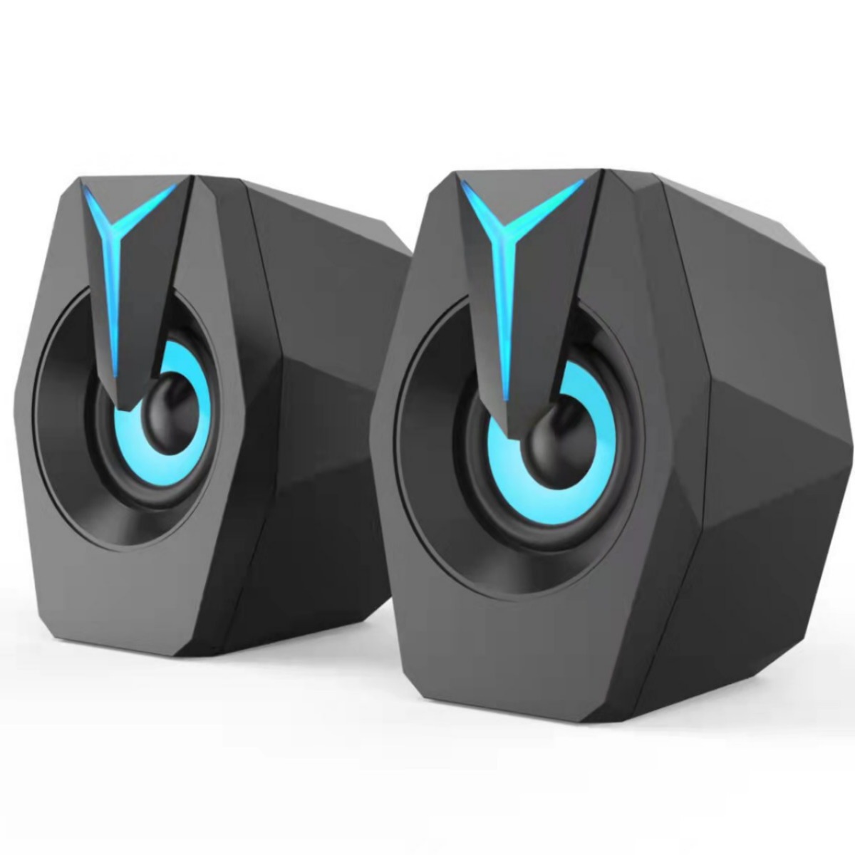 New RGB Light Speaker Desktop Home Computer Notebook Multimedia Wired USB Subwoofer Speaker