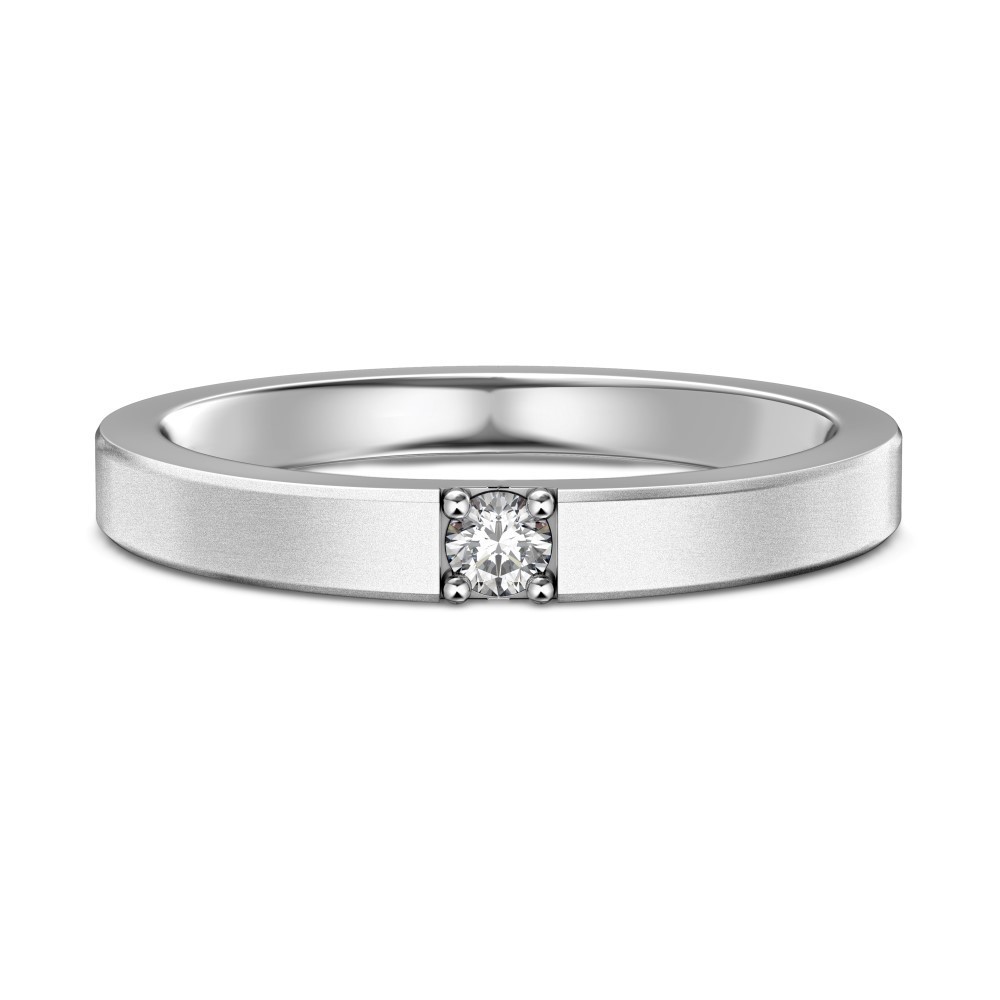 Small S925 sterling silver ring for women, simple row drill irregular closed ring