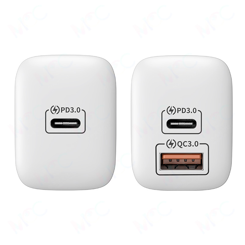30W fast charger suitable for Apple iPhone charger head, suitable for phone tablet wireless charging QI2, 3C certified