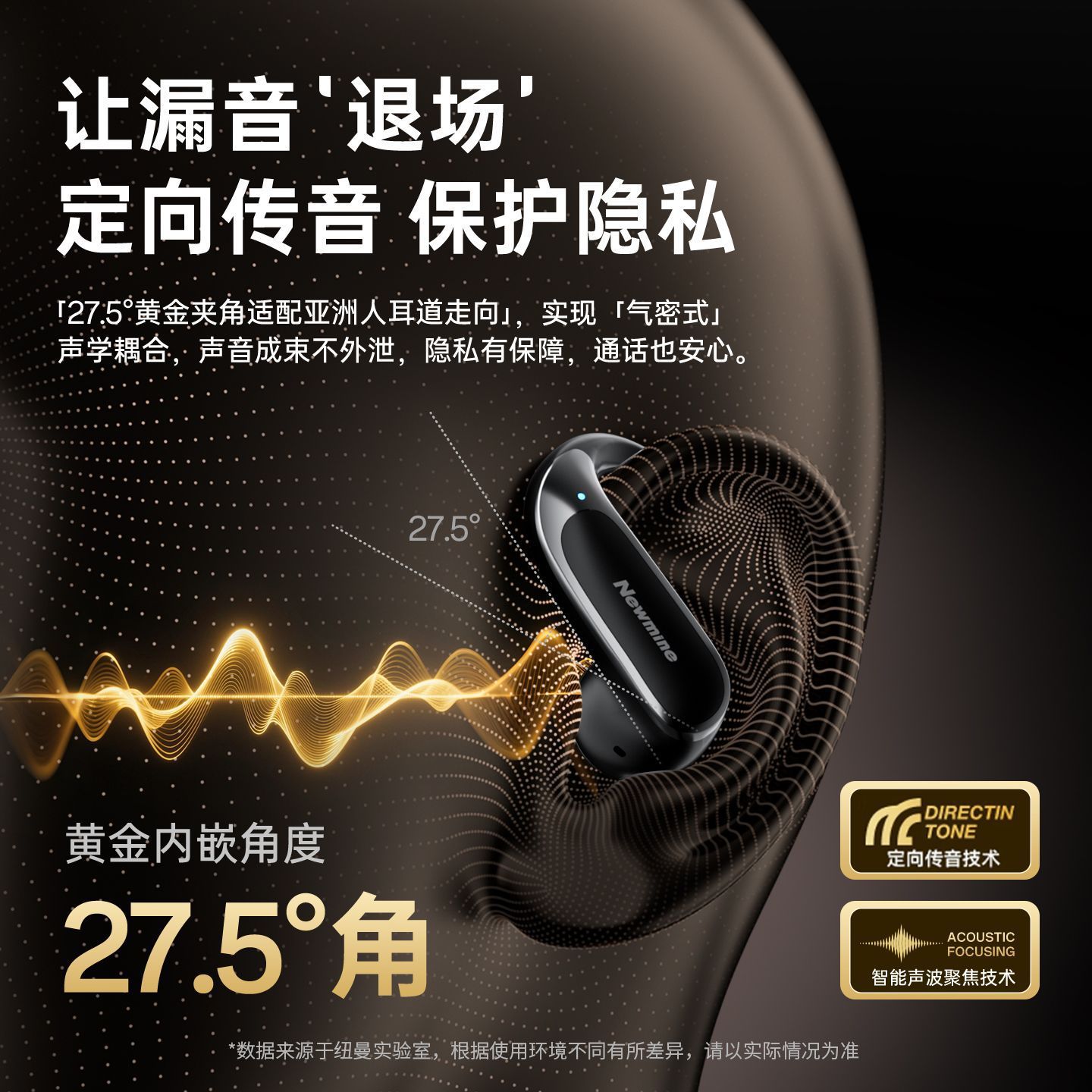 Newman LY65 Bluetooth Earphones Wireless Ear-hook 2026 New Sports Running Noise Reduction Ultra-long Battery Life Open Ear